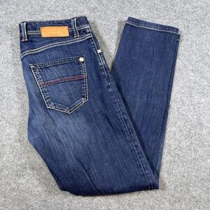 Tramarossa Leonardo Jeans Mens Size 34 Blue Slim Fit Stretch Denim Made Italy